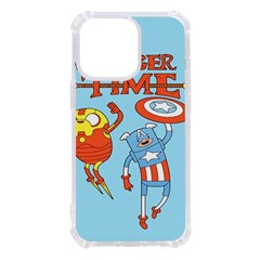 Adventure Time Avengers Age Of Ultron Iphone 13 Pro Tpu Uv Print Case by Sarkoni