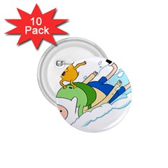 Adventure Time Finn And Jake Snow 1 75  Buttons (10 Pack) by Sarkoni