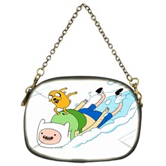 Adventure Time Finn And Jake Snow Chain Purse (one Side) by Sarkoni