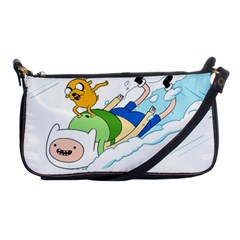 Adventure Time Finn And Jake Snow Shoulder Clutch Bag by Sarkoni