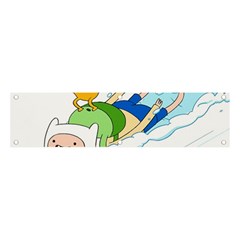 Adventure Time Finn And Jake Snow Banner And Sign 4  X 1  by Sarkoni