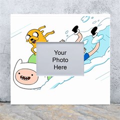 Adventure Time Finn And Jake Snow White Wall Photo Frame 5  X 7  by Sarkoni