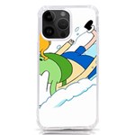 Adventure Time Finn And Jake Snow iPhone 14 Pro Max TPU UV Print Case Front