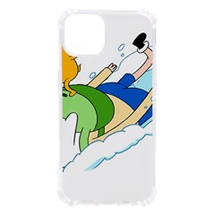 Adventure Time Finn And Jake Snow Iphone 13 Tpu Uv Print Case by Sarkoni