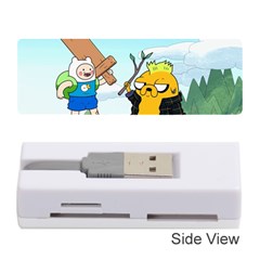 Adventure Time Finn And Jake Cartoon Network Parody Memory Card Reader (stick) by Sarkoni