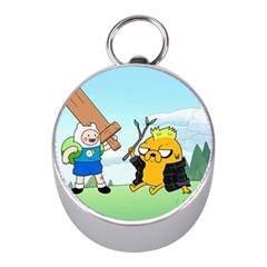 Adventure Time Finn And Jake Cartoon Network Parody Mini Silver Compasses by Sarkoni