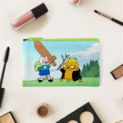 Adventure Time Finn And Jake Cartoon Network Parody Cosmetic Bag (xs) by Sarkoni