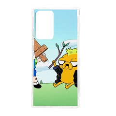 Adventure Time Finn And Jake Cartoon Network Parody Samsung Galaxy Note 20 Ultra Tpu Uv Case by Sarkoni