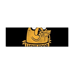 Adventure Time Jake  I Love Food Sticker (bumper) by Sarkoni