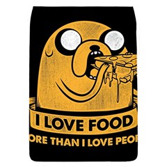 Adventure Time Jake  I Love Food Removable Flap Cover (l) by Sarkoni