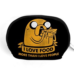 Adventure Time Jake  I Love Food Accessory Pouch (medium) by Sarkoni