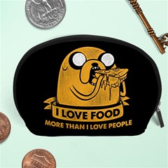 Adventure Time Jake  I Love Food Accessory Pouch (large) by Sarkoni