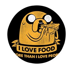 Adventure Time Jake  I Love Food Mini Round Pill Box (pack Of 5) by Sarkoni