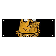 Adventure Time Jake  I Love Food Banner And Sign 6  X 2  by Sarkoni