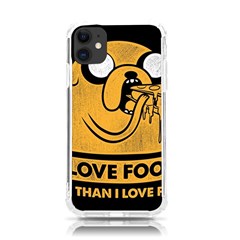 Adventure Time Jake  I Love Food Iphone 11 Tpu Uv Print Case by Sarkoni