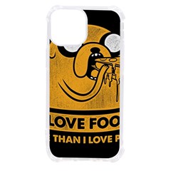 Adventure Time Jake  I Love Food Iphone 13 Mini Tpu Uv Print Case by Sarkoni