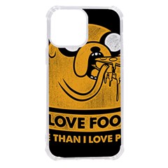 Adventure Time Jake  I Love Food Iphone 13 Pro Max Tpu Uv Print Case by Sarkoni