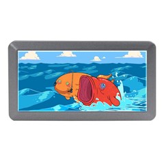 Adventure Time Fish Landscape Memory Card Reader (mini) by Sarkoni