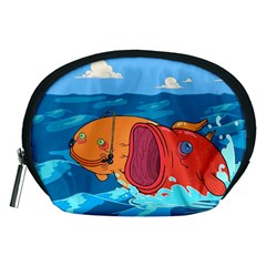 Adventure Time Fish Landscape Accessory Pouch (medium) by Sarkoni