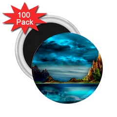 Artistic Fantasy Psychedelic 2 25  Magnets (100 Pack)  by Sarkoni