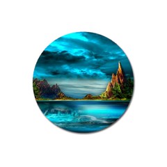 Artistic Fantasy Psychedelic Magnet 3  (round) by Sarkoni