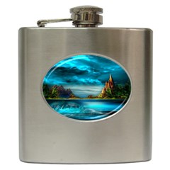 Artistic Fantasy Psychedelic Hip Flask (6 Oz) by Sarkoni