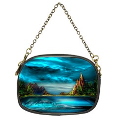 Artistic Fantasy Psychedelic Chain Purse (two Sides) by Sarkoni