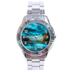 Artistic Fantasy Psychedelic Stainless Steel Analogue Watch by Sarkoni