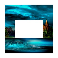 Artistic Fantasy Psychedelic White Box Photo Frame 4  X 6 