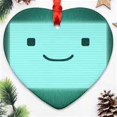 Adventure Time Bmo Ornament (heart) by Sarkoni