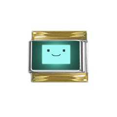 Adventure Time Bmo Gold Trim Italian Charm (9mm) by Sarkoni