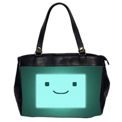 Adventure Time Bmo Oversize Office Handbag (2 Sides) by Sarkoni