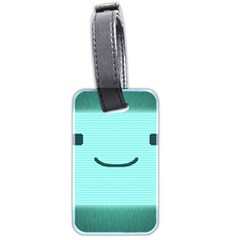 Adventure Time Bmo Luggage Tag (two Sides) by Sarkoni