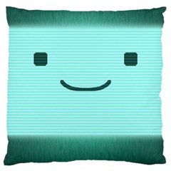 Adventure Time Bmo Large Cushion Case (two Sides) by Sarkoni