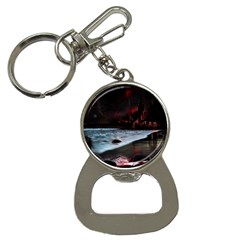 Artistic Creepy Dark Evil Fantasy Halloween Horror Psychedelic Scary Spooky Bottle Opener Key Chain by Sarkoni