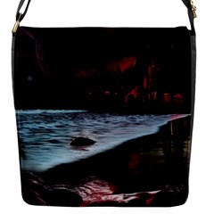 Artistic Creepy Dark Evil Fantasy Halloween Horror Psychedelic Scary Spooky Flap Closure Messenger Bag (s) by Sarkoni