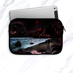 Artistic Creepy Dark Evil Fantasy Halloween Horror Psychedelic Scary Spooky Apple Ipad Mini Zipper Cases by Sarkoni