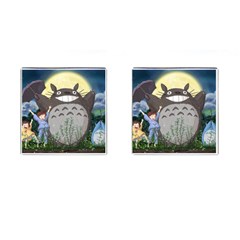 Illustration Anime Cartoon My Neighbor Totoro Cufflinks (square) by Sarkoni