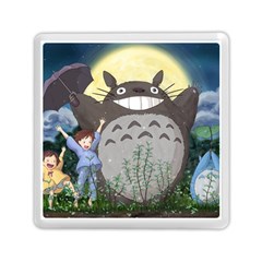 Illustration Anime Cartoon My Neighbor Totoro Memory Card Reader (square) by Sarkoni