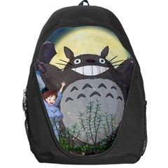 Illustration Anime Cartoon My Neighbor Totoro Backpack Bag by Sarkoni