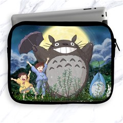 Illustration Anime Cartoon My Neighbor Totoro Apple Ipad 2/3/4 Zipper Cases by Sarkoni