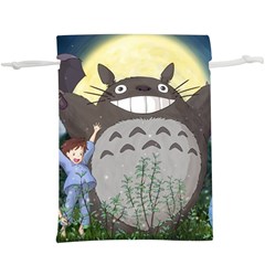 Illustration Anime Cartoon My Neighbor Totoro Lightweight Drawstring Pouch (xl) by Sarkoni