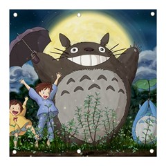 Illustration Anime Cartoon My Neighbor Totoro Banner And Sign 3  X 3  by Sarkoni