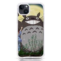 Illustration Anime Cartoon My Neighbor Totoro Iphone 14 Plus Tpu Uv Print Case by Sarkoni