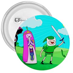 Adventure Time The Legend Of Zelda Parody 3  Buttons by Sarkoni