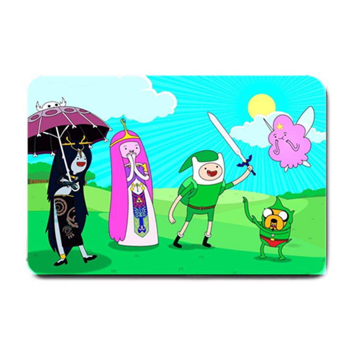 Adventure Time The Legend Of Zelda Parody Small Doormat