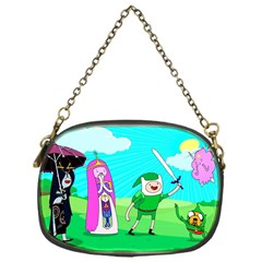 Adventure Time The Legend Of Zelda Parody Chain Purse (one Side) by Sarkoni