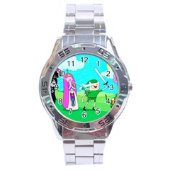 Adventure Time The Legend Of Zelda Parody Stainless Steel Analogue Watch by Sarkoni