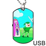 Adventure Time The Legend Of Zelda Parody Dog Tag USB Flash (Two Sides) Front