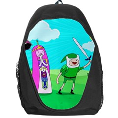 Adventure Time The Legend Of Zelda Parody Backpack Bag by Sarkoni